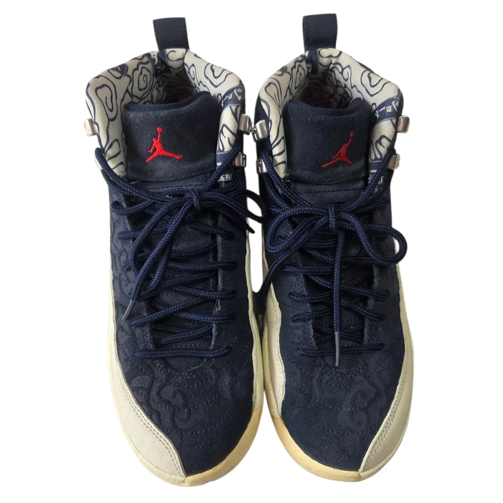 Air Jordan Internation Blue and Cream Sneakers Athletic Design #BV8017-445 - Picture 1 of 11